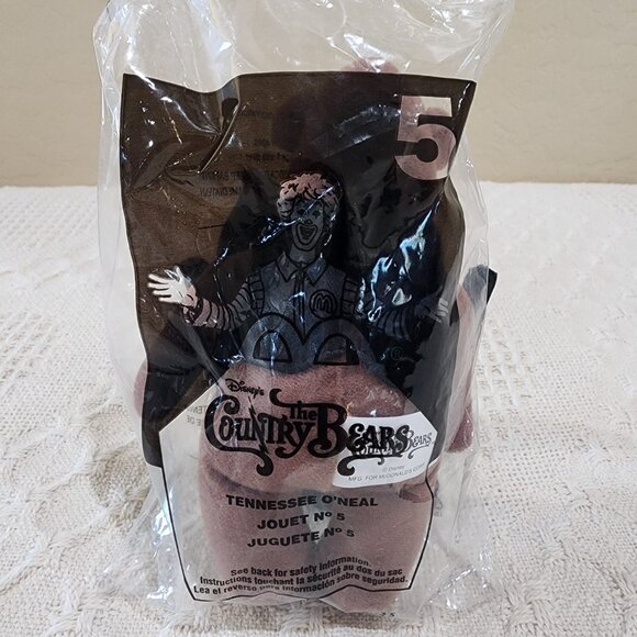NIP - 2001 Disney The Country Bears TENNESSEE O'NEAL #5 McDonalds Happy Meal - Picture 7 of 7